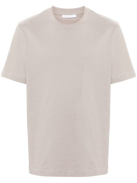 T-shirt aus baumwoll mit print Helmut Lang beige