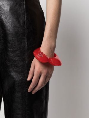 Herzmuster armband Moschino rot