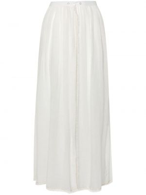 Plisovaná dlhá sukňa Faliero Sarti biela