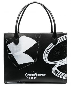 Shopper handtasche mit print Msftsrep
