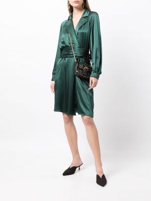 Mini vestido Emporio Armani verde