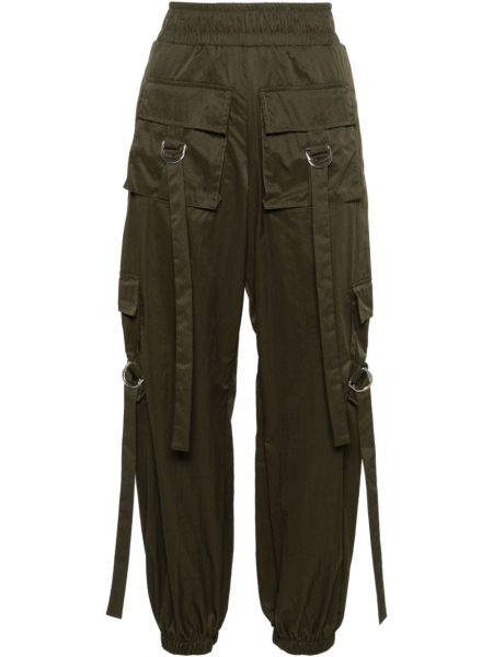 „cargo“ stiliaus kelnės Liu Jo žalia