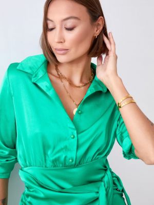 Košilové šaty Fasardi zelené