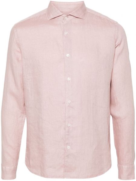 Λινό πουκάμισο Altea ροζ