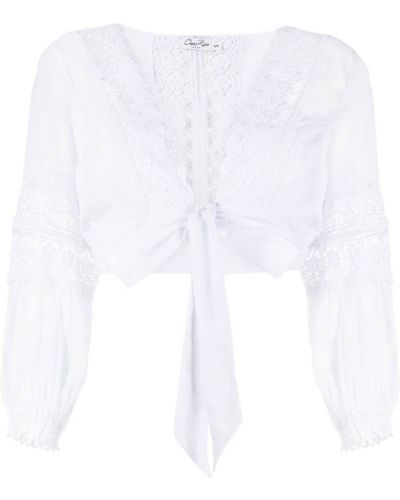Блуза с дантела Charo Ruiz Ibiza бяло