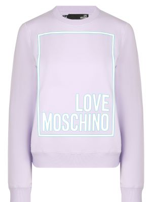 Свитшот Moschino Love фиолетовый
