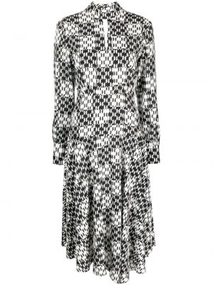Žakárové hodvábne šaty Karl Lagerfeld