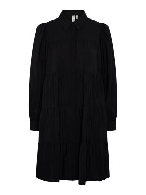 Φόρεμα σε στυλ πουκάμισο Yas μαύρο