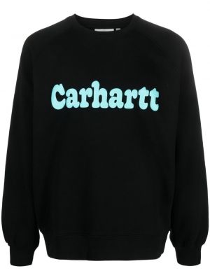 Raštuotas medvilninis džemperis su gobtuvu Carhartt Wip