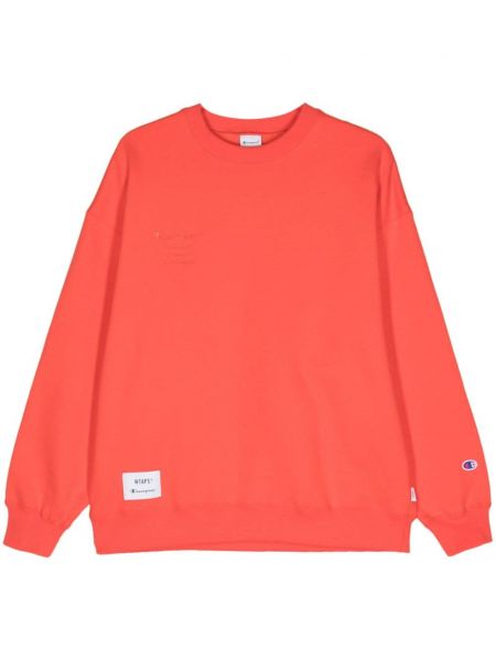 Langes sweatshirt mit stickerei Wtaps orange