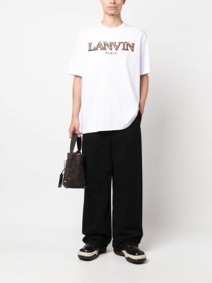 T-shirt à imprimé Lanvin blanc