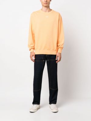 Sweatshirt aus baumwoll mit print Autry orange