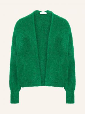 Dzianinowy sweter z alpaki American Vintage zielony