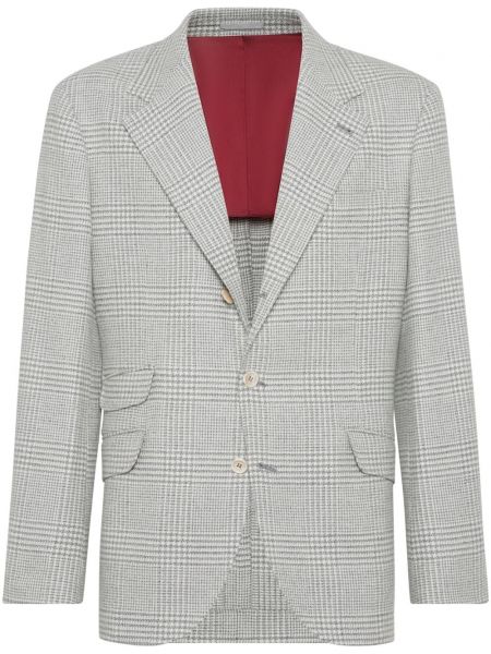 Kontrolleret blazer Brunello Cucinelli grå