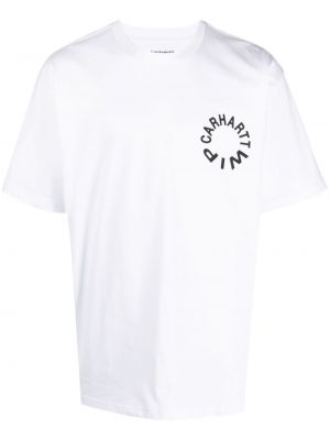 T-shirt con stampa Carhartt Wip bianco