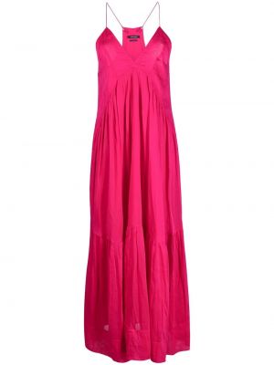 Vestido con escote v Isabel Marant rosa