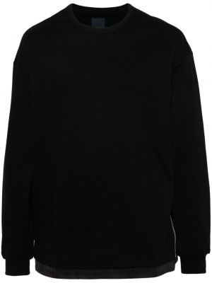 Βαμβακερή μπλούζα Juun.j μαύρο