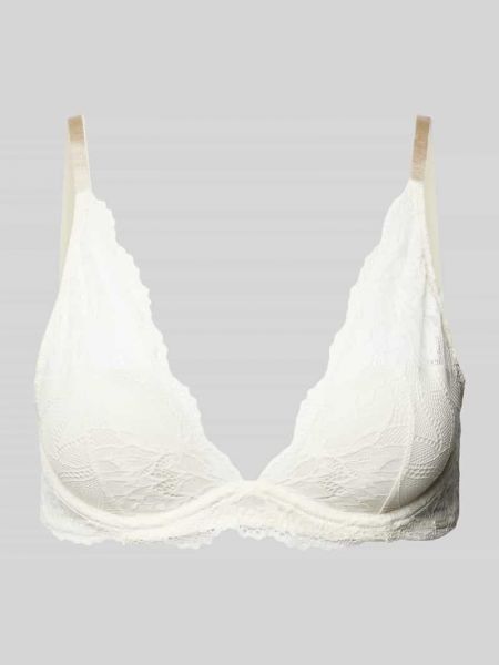 Biustonosz w kwiatki Calvin Klein Underwear biały