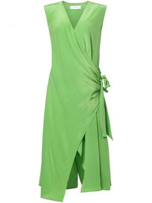 Φόρεμα ντραπέ Equipment πράσινο