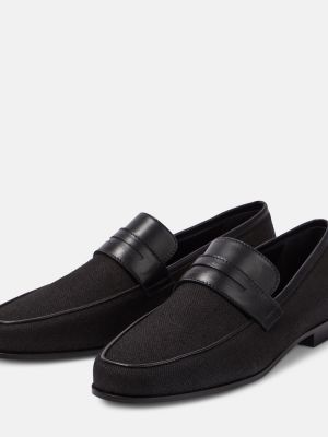 Pantofi loafer din piele Toteme negru