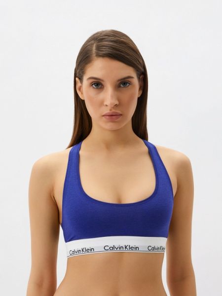 Мягкий бюстгальтер Calvin Klein Underwear фиолетовый