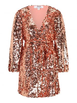 Вечернее платье из розового золота Dorothy Perkins розовое