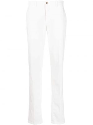 Pantaloni chino slim fit Boglioli bianco