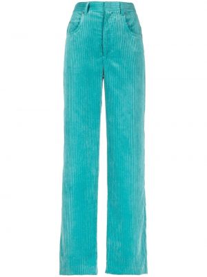 Niebieskie aksamitne spodnie sztruksowe Isabel Marant