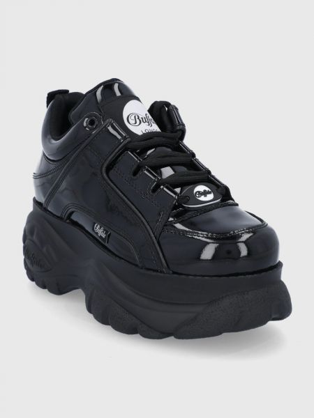 Kožne cipele Buffalo crna