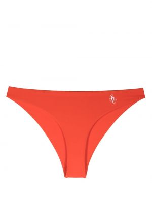 Bikini s potiskom Sporty & Rich oranžna