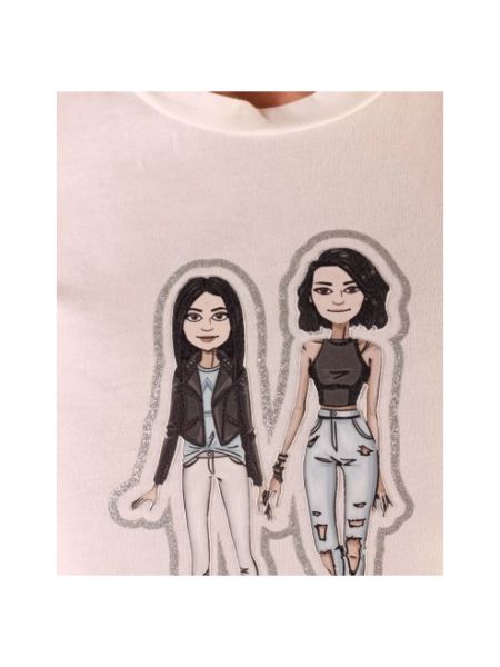 Top de algodón Kendall + Kylie blanco