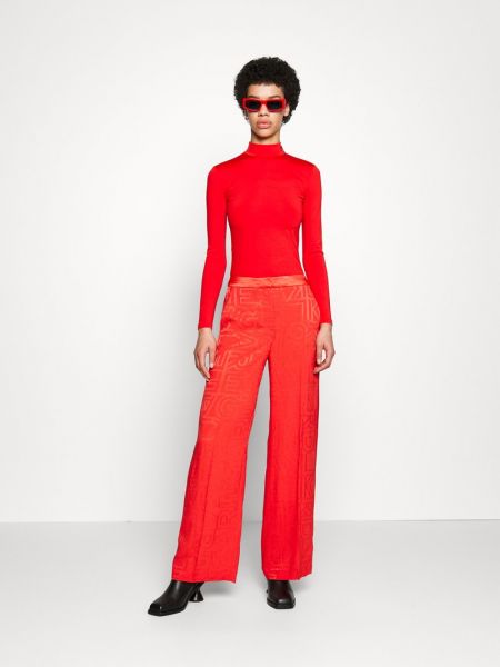 Spodnie Karl Lagerfeld czerwone