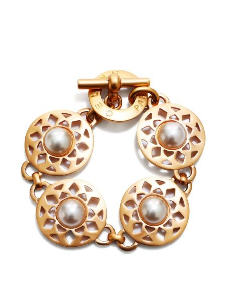Brăţară cu perle Céline Pre-owned auriu