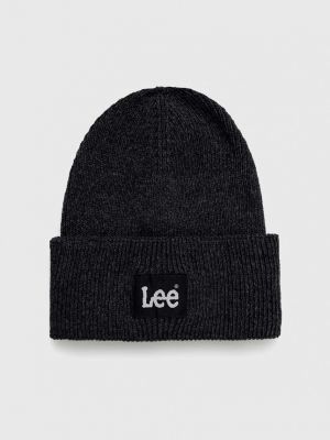 Czarna czapka Lee