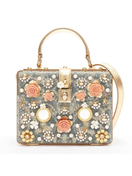 Aksamitna torba na ramię Dolce & Gabbana Pre-owned