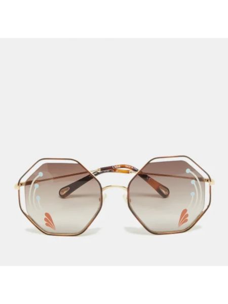 Okulary przeciwsłoneczne Chloé Pre-owned brązowe