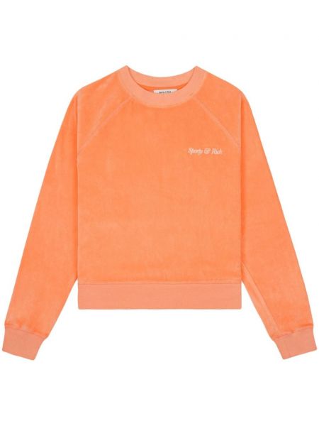 Medvilninis džemperis Sporty & Rich oranžinė