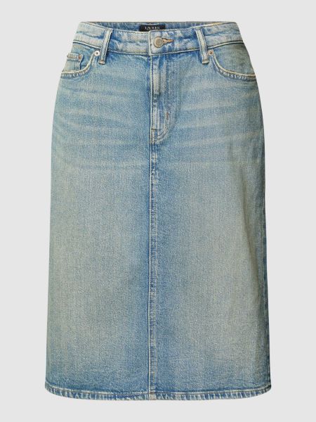 Spódnica jeansowa z kieszeniami Lauren Ralph Lauren