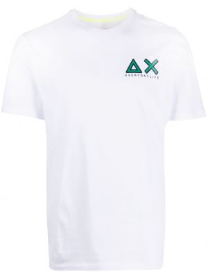 T-shirt aus baumwoll mit print Sun 68 weiß