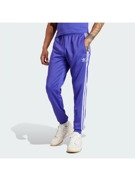 Spodnie sportowe Adidas fioletowe