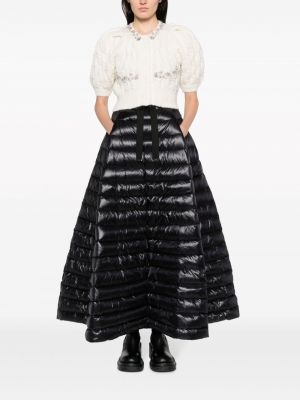 Péřové dlouhá sukně Herno černé