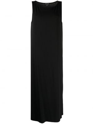 Midi šaty bez rukávů jersey Eileen Fisher černé