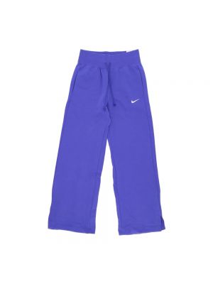 Spodnie polarowe relaxed fit Nike niebieskie