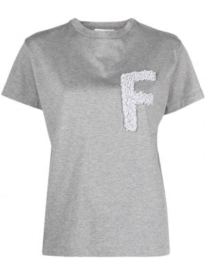 Тениска Fabiana Filippi сиво