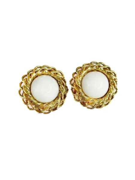 Boucles d'oreilles avec perles Chanel Vintage