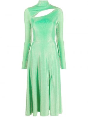 Μίντι φόρεμα Rotate πράσινο