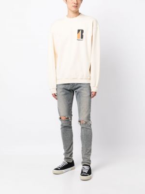Sweatshirt aus baumwoll Represent weiß