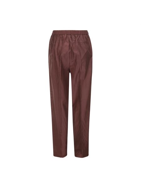 Pantalones rectos Forte Forte marrón