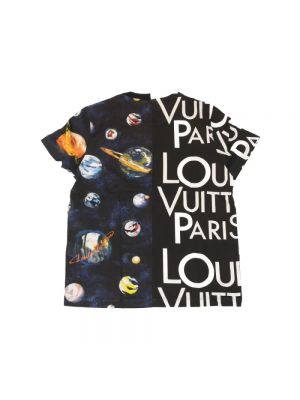 Top de algodón Louis Vuitton Vintage negro