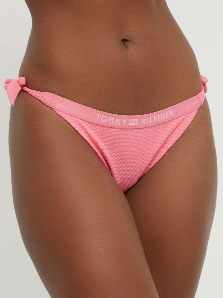 Spodnji del bikini Tommy Hilfiger roza